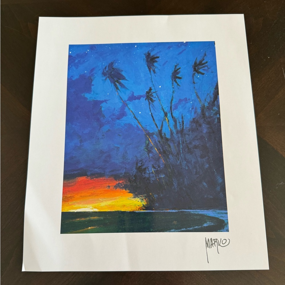 Marko Mavrovich Lithograph